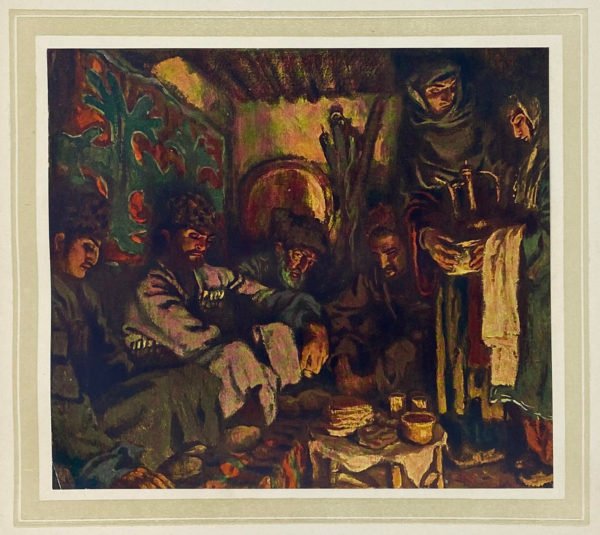 Толстой Л.Н., гр. Хаджи-Мурат. Иллюстрации Е.Е.Лансере. Пг.: Издание Т-ва Р.Голике и А.Вильборг, 1916.