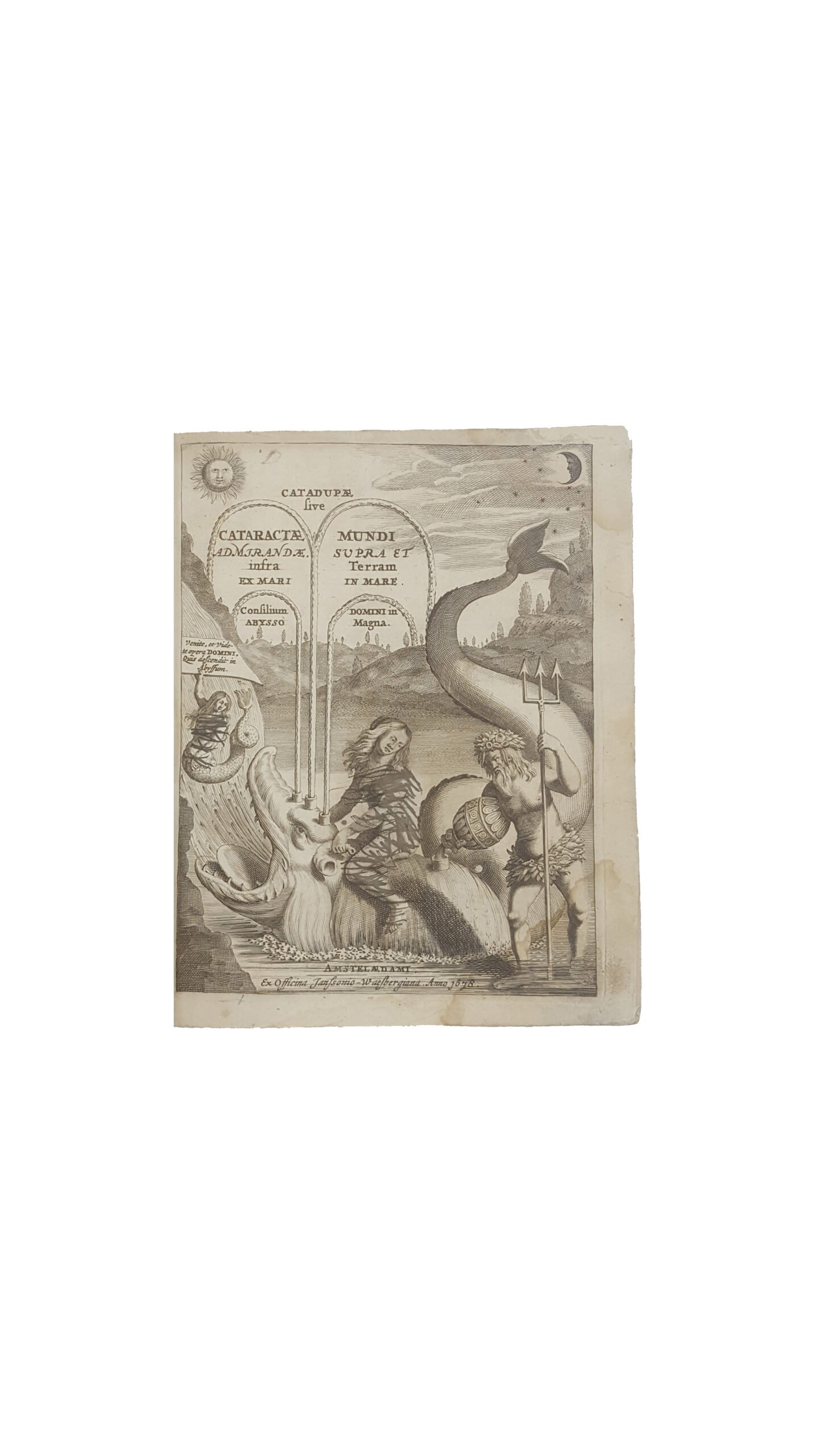 Гербиниус Иоганн. Трактат о циркуляции воды и о прекрасных водопадах наземных и подземных, а также о порогах на реках… Амстердам, 1678. Dissertationes De admirandis mundi cataractis supra & subterraneis, earumque principio, elementorum circulatione, ubi eadem occasione aestus maris reflui vera ac genunina causa asseritur, nec non terrestri ac primigenio Paradiso Locus situsque verus in Palaestina restituitur, … Amsterdam, 1678.