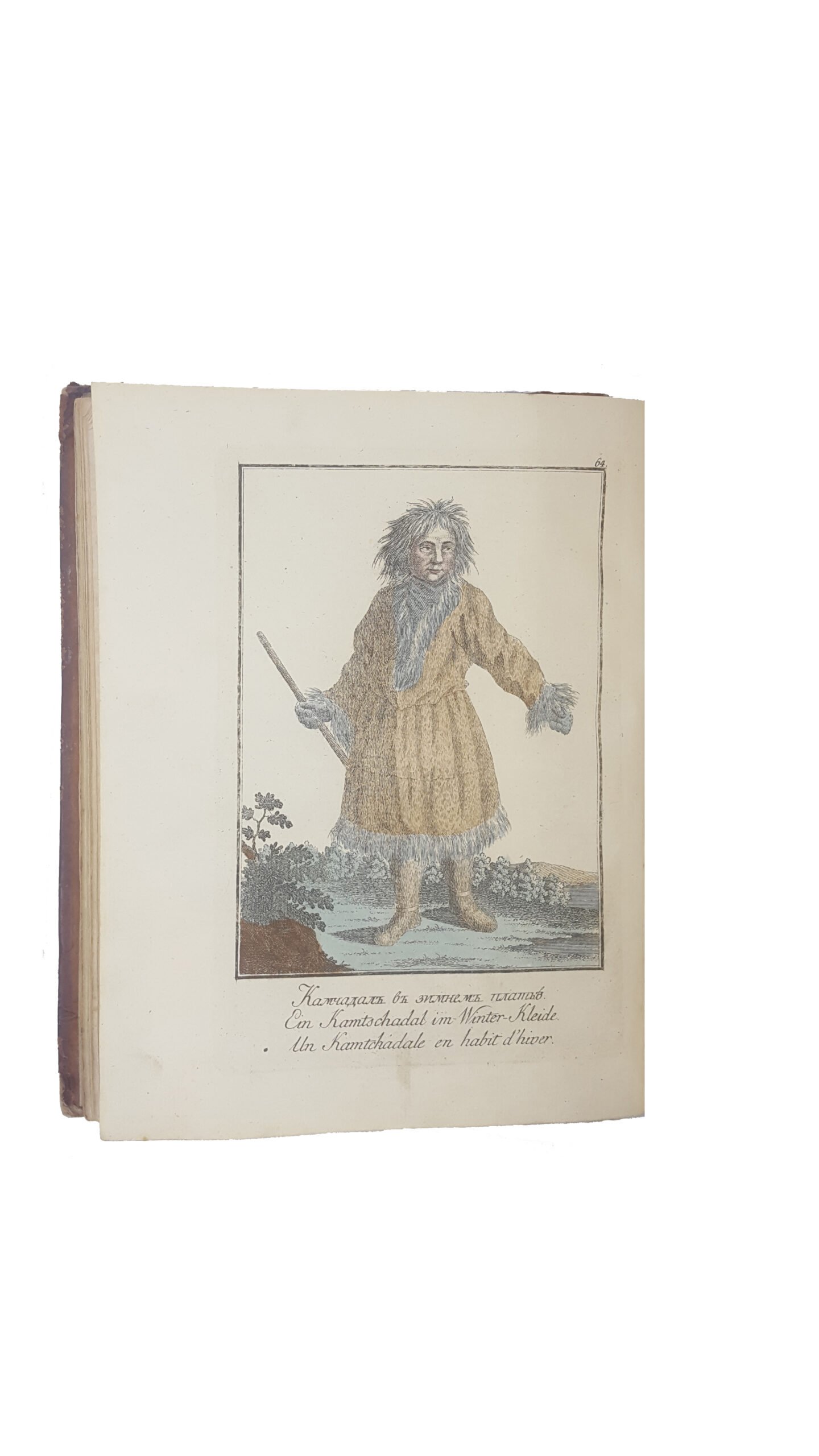 Описание всех обитающих в Российском Государстве народов, их житейских обрядов, обыкновений, одежд, жилищ, упражнений, забав, вероисповеданий и других достопамятностей. С  гравированными изображениями народов и  виньетами / творение, за несколько лет пред сим на немецуом языке Иоганна Гошшлиба Георги, в переводе на российский язык весьма во многом исправленное и вновь сочиненное. В 4 ч. Ч. 3-4. СПб.: Иждивением книгопродавца Ивана Глазунова; При Императорской Академии Наук, 1799.