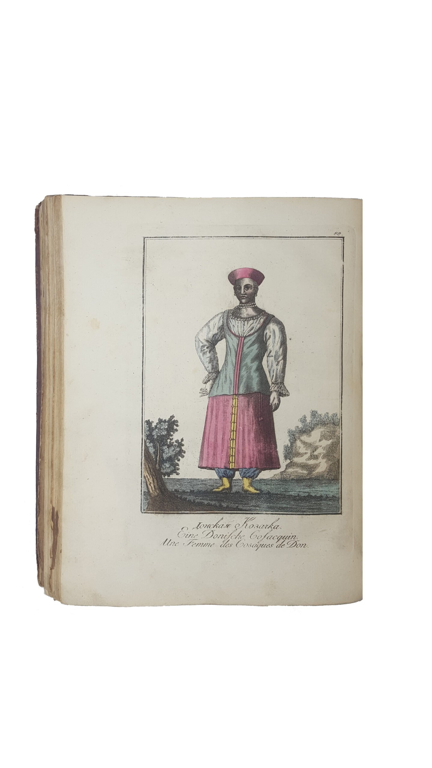 Описание всех обитающих в Российском Государстве народов, их житейских обрядов, обыкновений, одежд, жилищ, упражнений, забав, вероисповеданий и других достопамятностей. С  гравированными изображениями народов и  виньетами / творение, за несколько лет пред сим на немецуом языке Иоганна Гошшлиба Георги, в переводе на российский язык весьма во многом исправленное и вновь сочиненное. В 4 ч. Ч. 3-4. СПб.: Иждивением книгопродавца Ивана Глазунова; При Императорской Академии Наук, 1799.