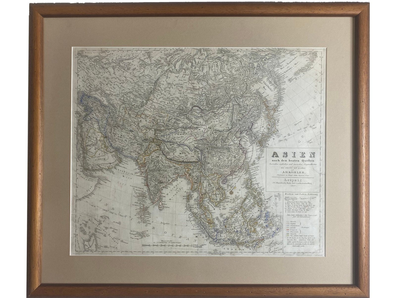 ASIEN , nach den desten Quellen.  Leipzig.  1847