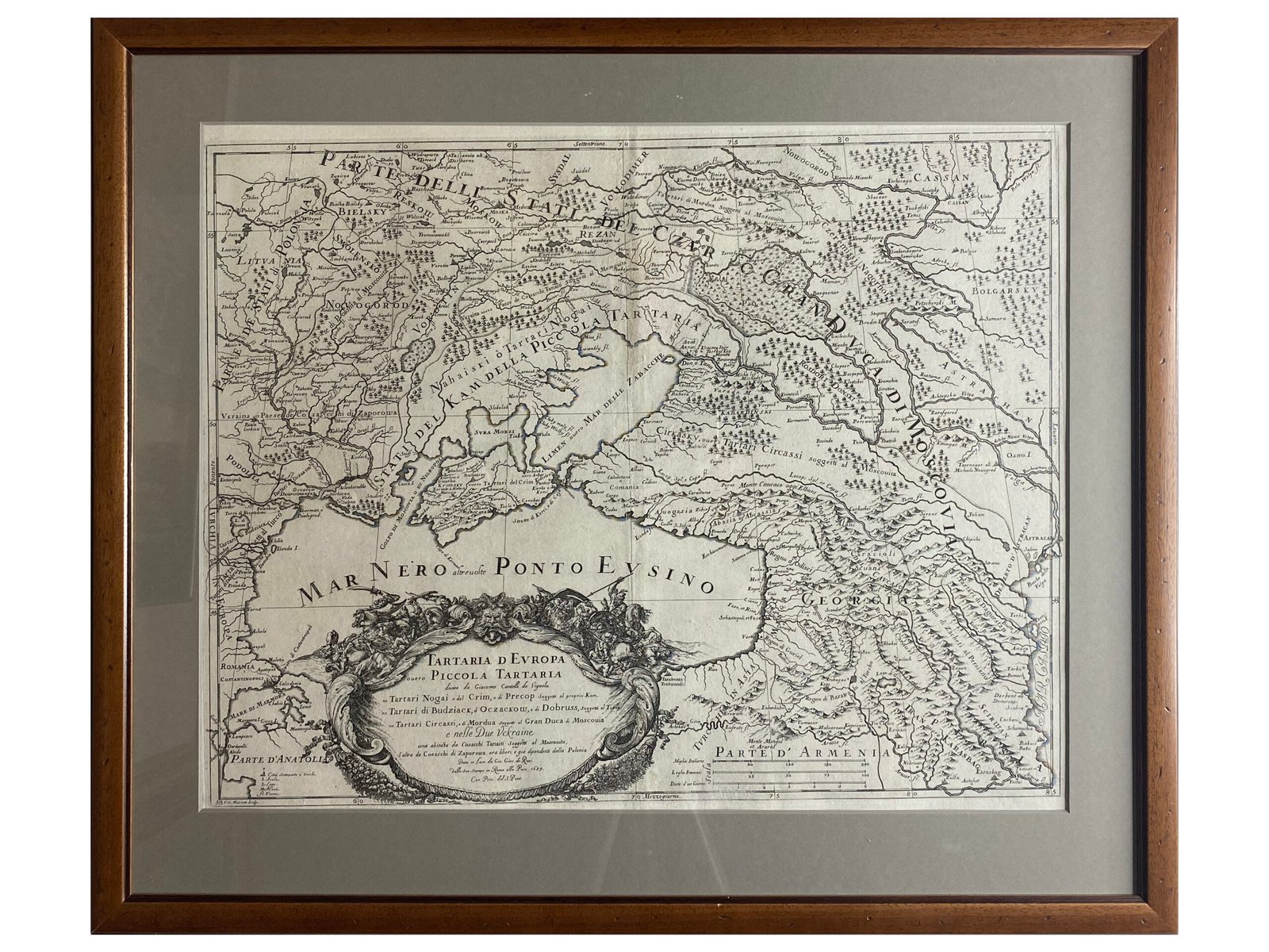 TARTARIA D EVROPA  ouero  PICCOLA  TARTARIA. 1684.