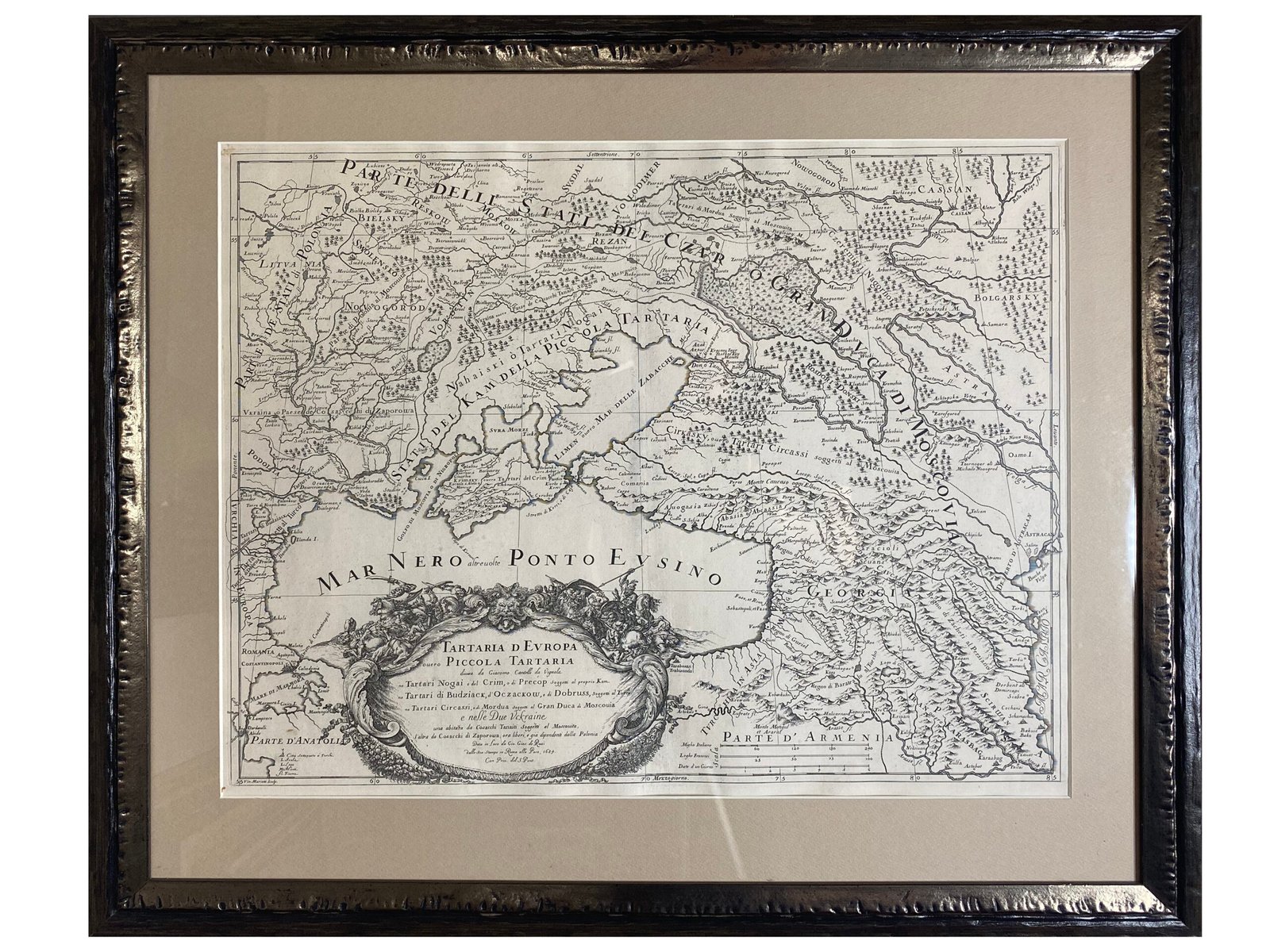 TARTARIA D EVROPA  ouero  PICCOLA  TARTARIA. 1684.