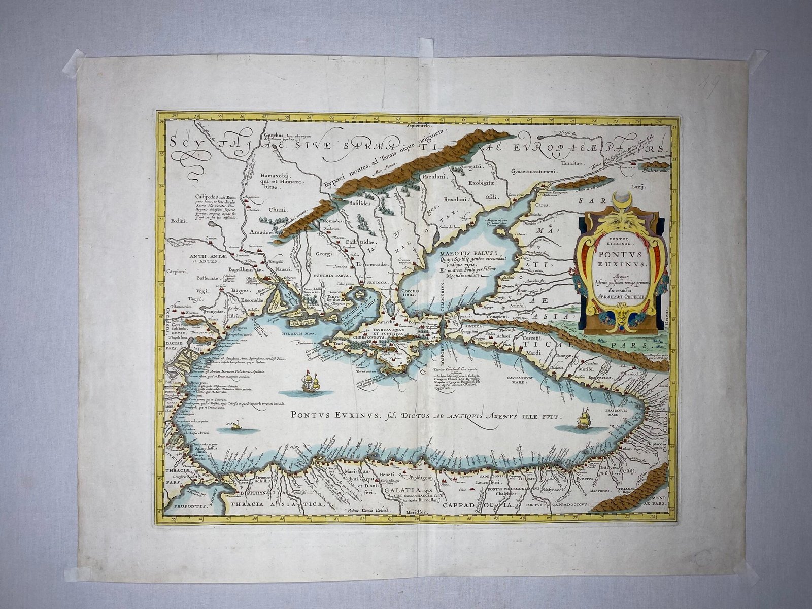 Pontvs euxinvs.Abrahami Ortelii.
