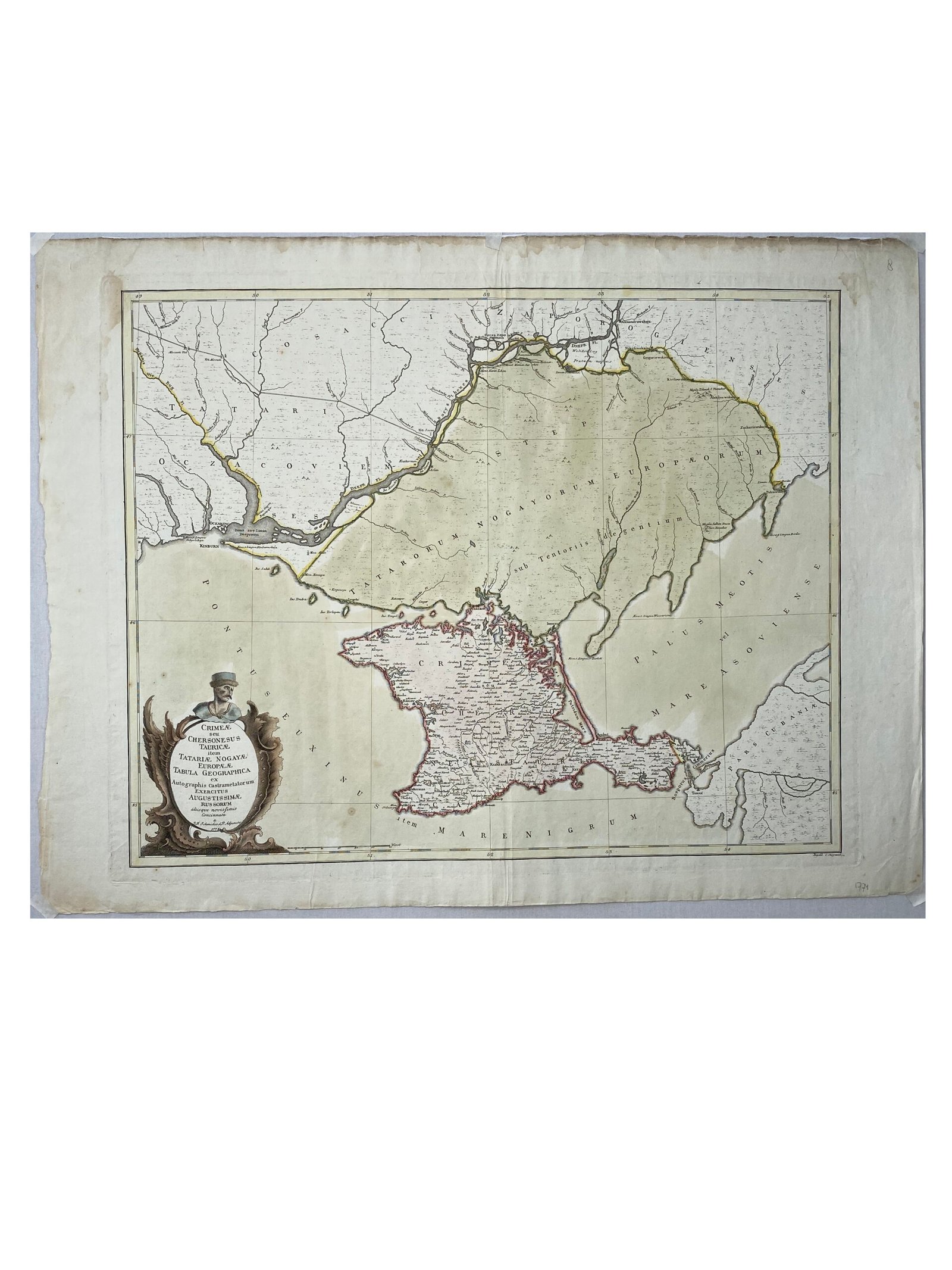 Крым,Херсон,Тартария .Schmidt 1774.