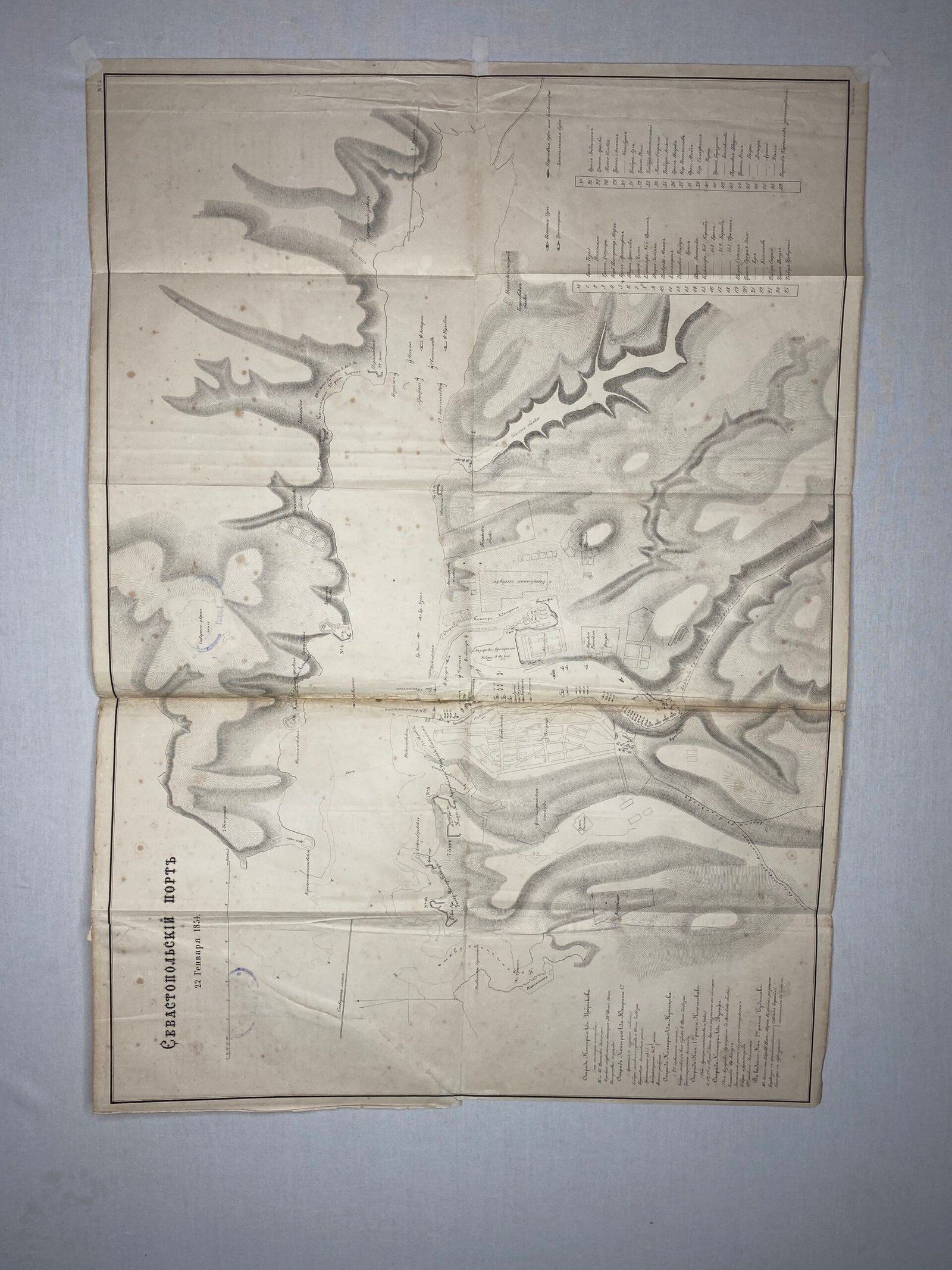 Севастопольский порт период январь-октябрь 1854.