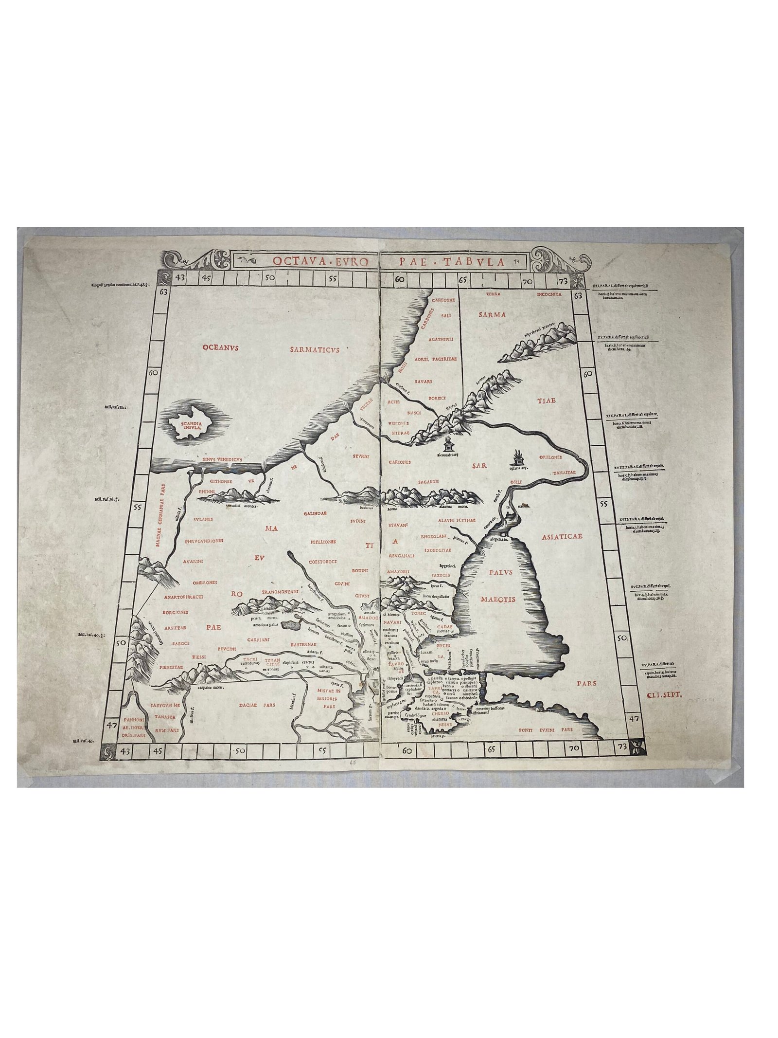 Tabula Europae Octava 1513