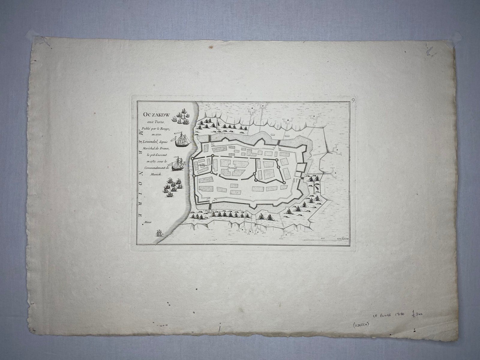 Oczakow le Rouge 1770