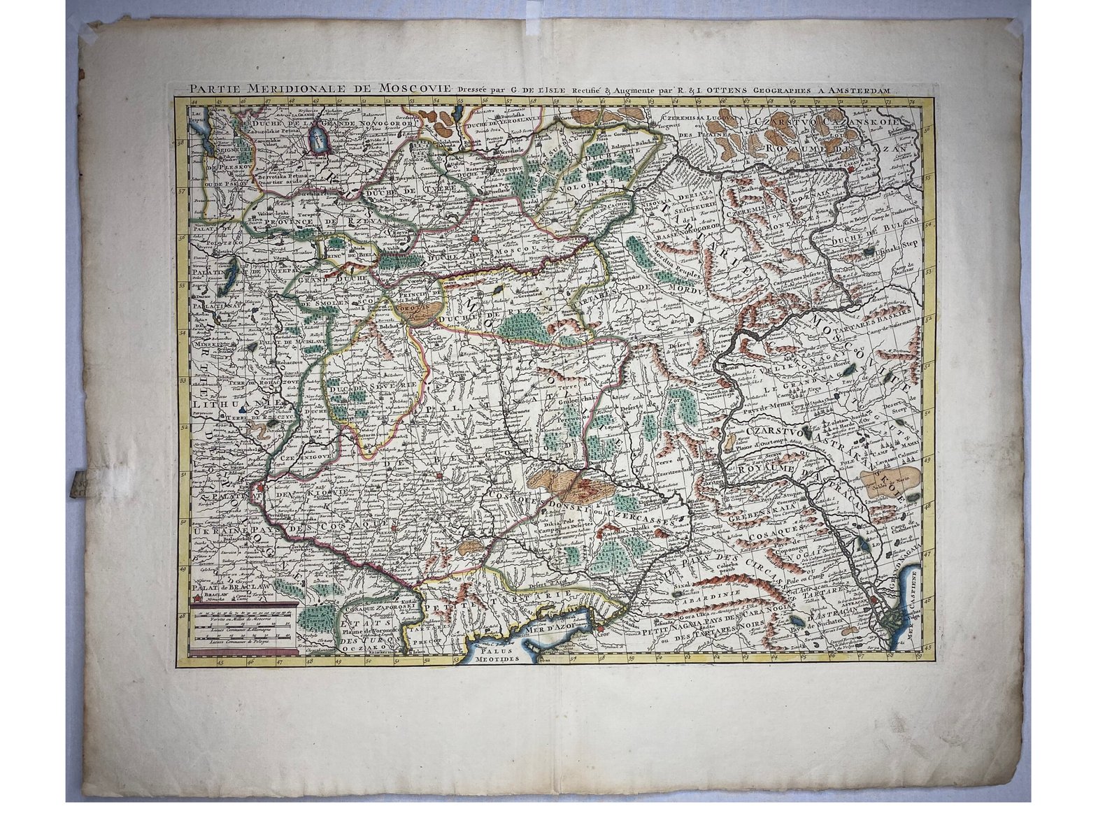 Московия .Амстердам de l»isle Ottens