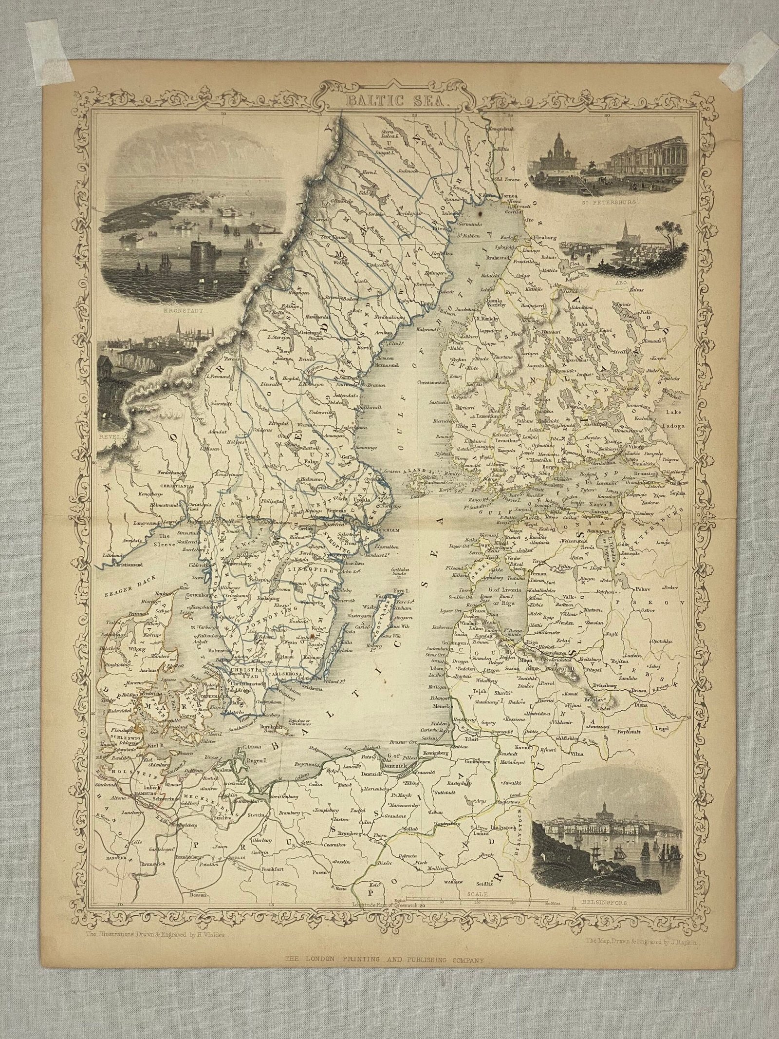 Baltic Sea.  J. Rapkin   The London Printing and Publishing company.